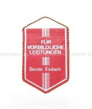 Wimpel für vorbildliche Leistungen, Nationale Volksarmee