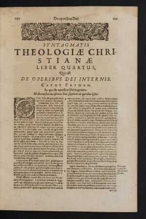 Liber Quartus, Qui est De Operibus Dei Internis. Caput Primum. - Caput X.