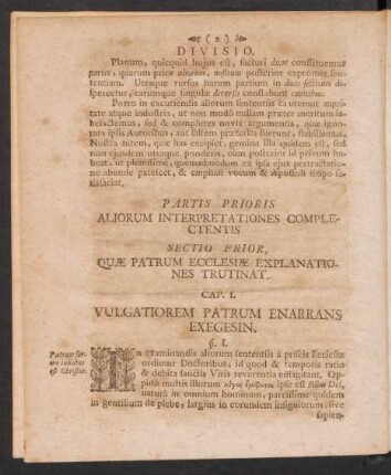 Partis Prioris Aliorum Interpretationes Complectentis
