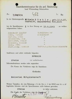 Stehle, Wilhelm