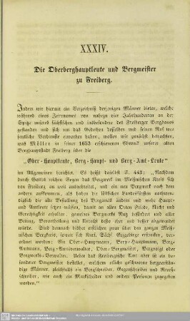Die Oberberghauptleute und Bergmeister zu Freiberg
