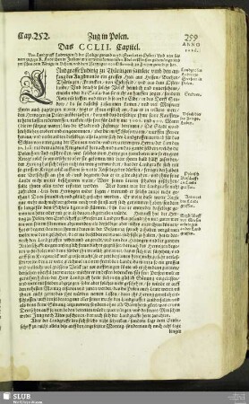 Das CCLII. Capitel