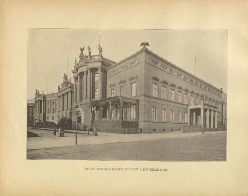 Palais Weiland Kaiser I. mit Bibliothek