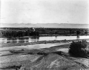 Grand Junction : Die kleine Stadt Grand Junction am Ufer des Colorado Rivers.