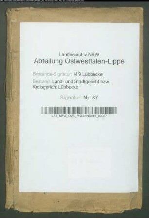 Führung der Flurbücher der Katastergemeinden Rahden I und II