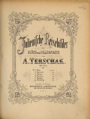 Italienische Reisebilder : für Flöte u. Pianoforte ; op. 152, 6. Venedig