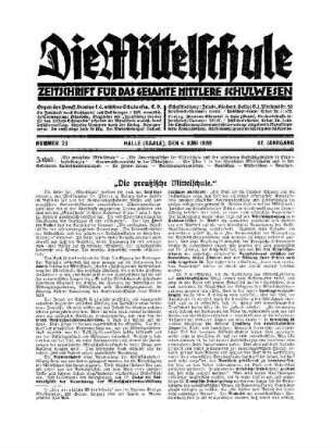 "Die preußische Mittelschule"