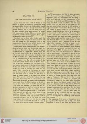 Chapter II: The Rock Inscriptions below Assuan