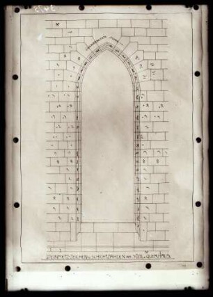 Stiftskirche; Fenster am südlichen Querhaus