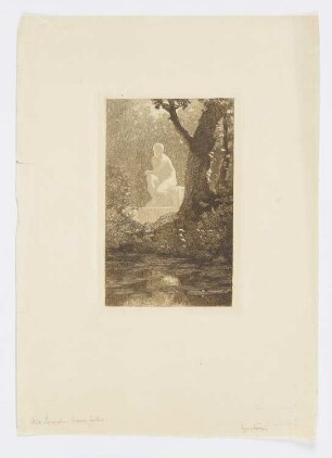 Seerosen, aus: "Sonnets et Eaux-fortes", Paris 1869