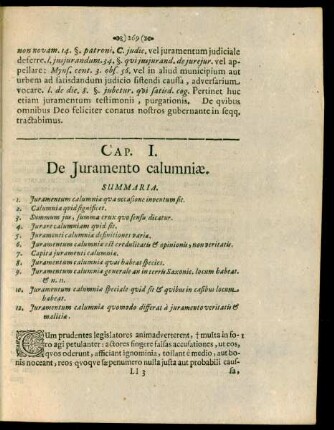 Cap. I. De Iuramento calumniae.