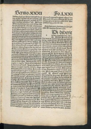 Feria tertie hebdomade quadragesime De avaricia Sermo. xxxi.