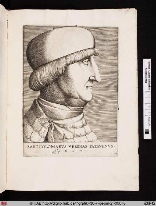 Bartholomaeus Urbinas Patavinus.