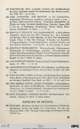 Bronze (Nr. 260-282)