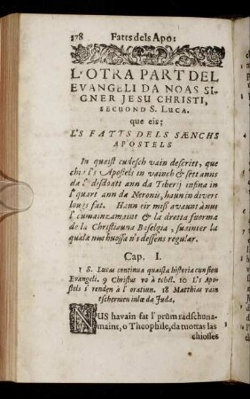 L'S Fatts Dels Sænchs Apostels.