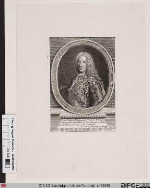 Bildnis Jean-Frédéric Phélypeaux, comte de Maurepas