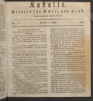 Ausgabe vom 30. Mai 1832.