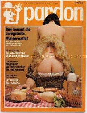 Satirezeitschrift "pardon" u.a. über die sowjetische "Stachanow-Methode"