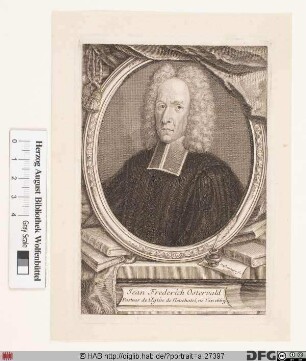 Bildnis Jean-Frédéric Ostervald (Osterwald)