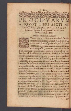 Praecipuarum aliquot Libri sexti [Liber VI.]