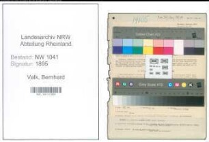 Entnazifizierung Bernhard Valk , geb. 02.05.1898 (Architekt)