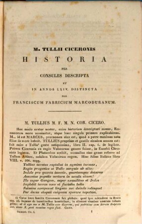 M. Tullii Ciceronis Opera quae supersunt omnia ac deperditorum fragmenta, 6. Onomasticon Tullianum ; Pars 1. Continens M. Tullii Ciceronis vitam, historiam litterariam, indicem geographicum et historicum, indicem legum et formularum, indicem graeco-latinum, fastos consulares