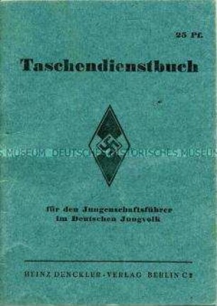 Taschendienstbuch eines Jungenschaftsführers im Deutschen Jungvolk für H. Klara