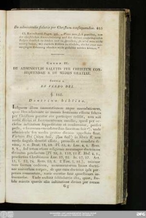 Sectio 1. De Verbo Dei.