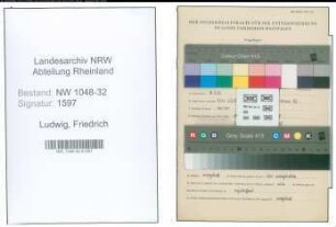 Entnazifizierung Friedrich Ludwig , geb. 10.09.1901 (Beamter)