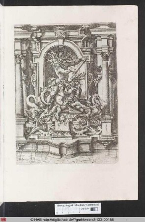 [Springbrunnen mit Meeresgott. Band IV.]