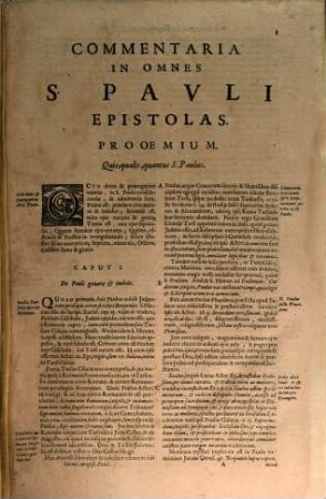 Commentaria In Omnes Divi Pavli Epistolas