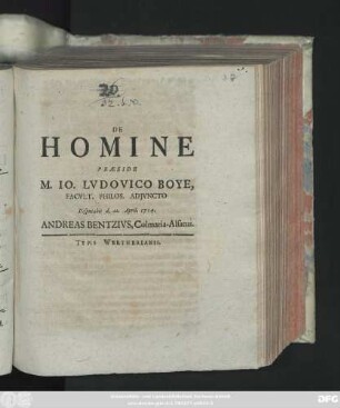 De Homine