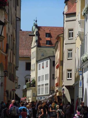 Regensburg - Gedränge in der Altstadt