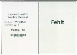 Entnazifizierung Paul Martens , geb. 16.04.1912 (Konditormeister)