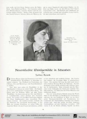 5/6: Neuentdeckte Wandgemälde in Schwaben
