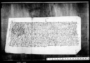 Der Hofrichter zu Rottweil gebietet dem Clos Cun, Urteilsprecher des Hofgerichts, daß er Volkart von Ow genannt Wutfuß in nützliche Gewere auf genannte Güter des Grafen Friedrich d. Ä. setze und ihn darauf schirme.