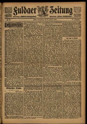 Ausgabe vom Donnerstag, den 28. Januar 1904.