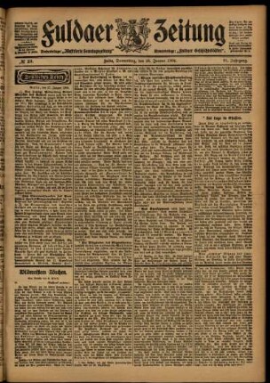 Ausgabe vom Donnerstag, den 28. Januar 1904.