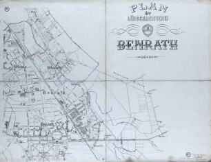 Plan der Bürgermeisterei Benrath