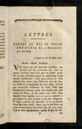 1-192, Lettres