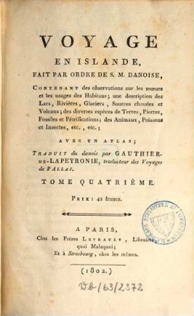 Voyage en Islande, Tome 4
