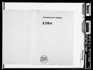 Weltkrieg 1914 - 1918 und erste Nachkriegsjahre: Bewirtschaftung der Futtermittel einschl. Ersatzfutter