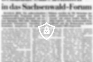 Bekannte Stars kommen in das Sachsenwald-Forum