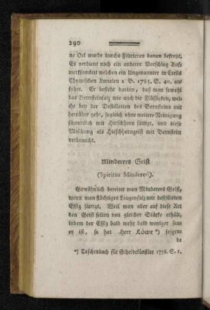Minderers Geist (Spiritus Mindereri).