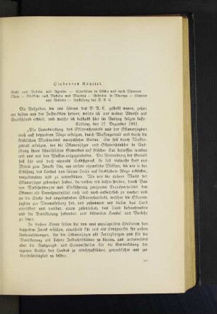 Siebentes Kapitel.