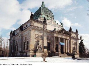 Zgorzelec, ul. Parkowa 1. Oberlausitzer Ruhmeshalle (heute Kulturhaus; 1898-1902; H. Behr, R. Schnauder)
