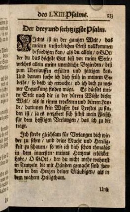 213-220, Der LXIII. - LXVI. Psalm