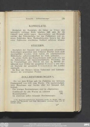 Zollbestimmungen.