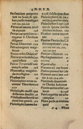 En Habes Lector D. Hugonis Eteriani Thvsci, De Spiritvs Sancti processione : autoris peruetusti Libros tres, maxima totius Orientalis Ecclesiae iactura hactenus non emulgatos ; Cum indice duplici utriq[ue] locupletissimo