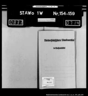 Ausfertigung von Obligationen für Einwohner in Blankenburg